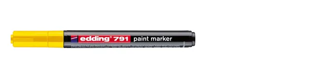 Paintmarker edding 791 alcoholbasis 1-2mm geel
