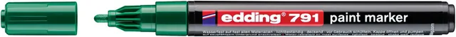 Paintmarker edding 791 alcoholbasis 1-2mm groen