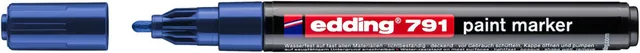Paintmarker edding 791 alcoholbasis 1-2mm blauw
