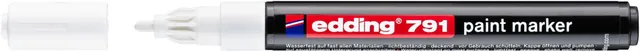 Paintmarker edding 791 alcoholbasis 1-2mm wit