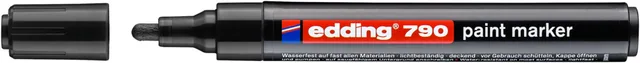 Paintmarker edding 790 alcoholbasis 2-3mm zwart
