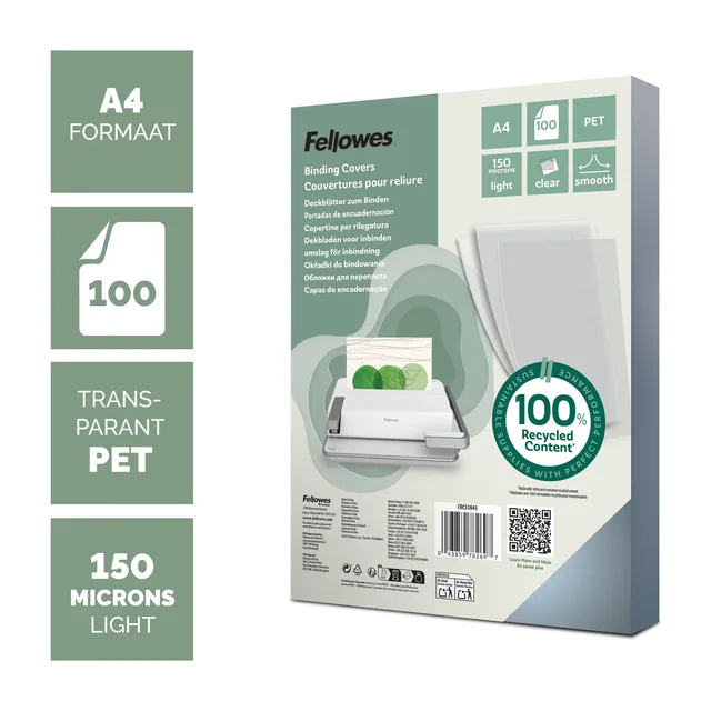 Voorblad Fellowes A4 PET 150micron