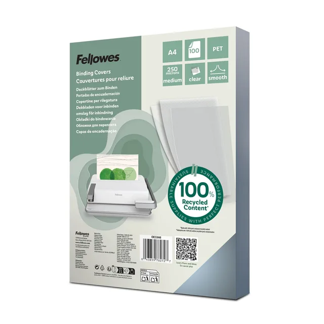 Voorblad Fellowes A4 PET 250micron