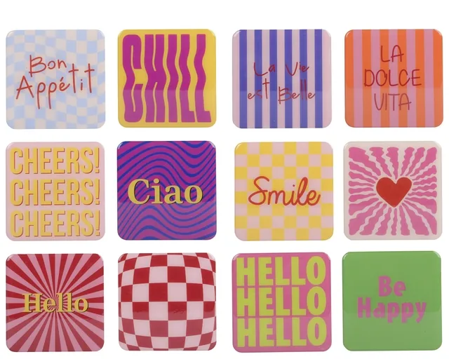 Decobord Decoris MDF 9.5x9.5cm assorti