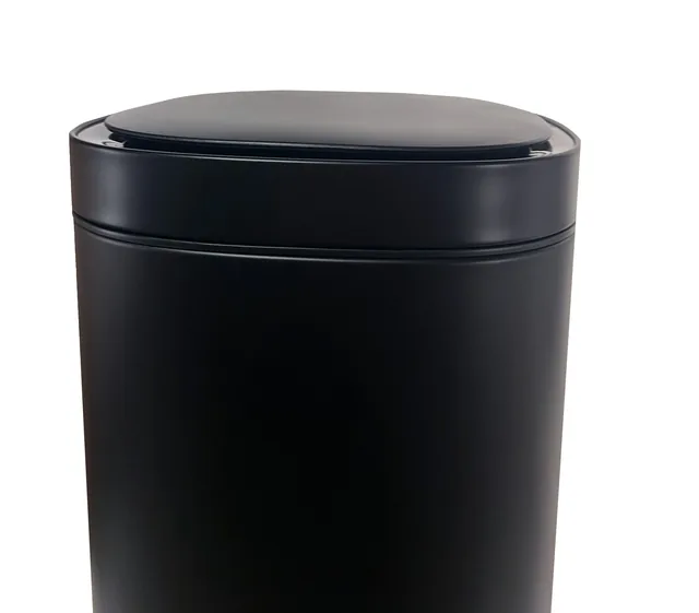 Afvalbak Desq Sensor 40 liter RVS zwart