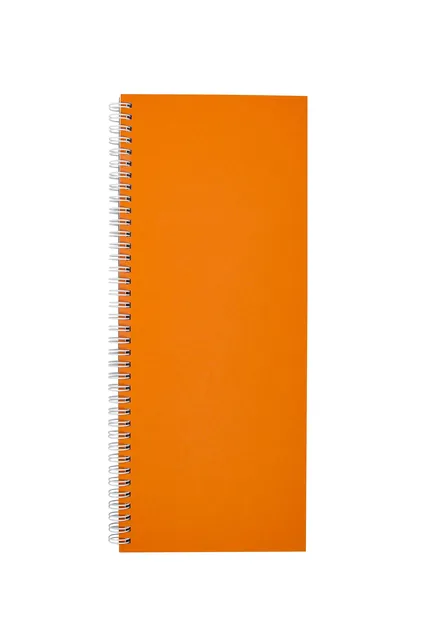 Notitieboek Qua 135x330mm lijn 160blz 70gr sp or