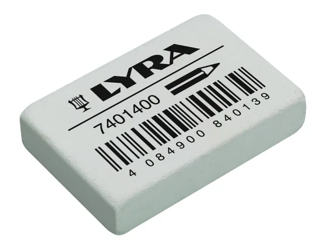 Gum LYRA India Rubber 40 stuks wit