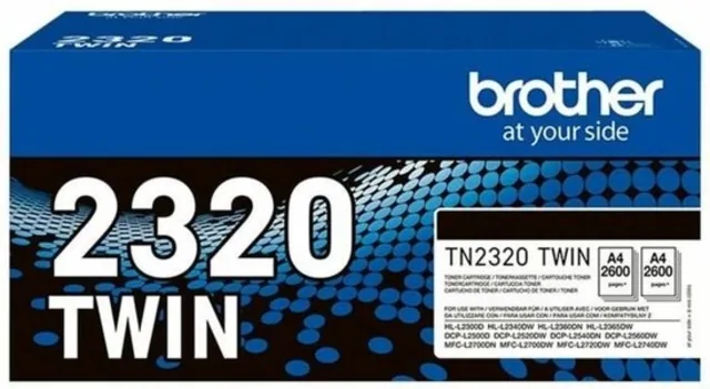 Toner Brother TN-2320TWIN zwart
