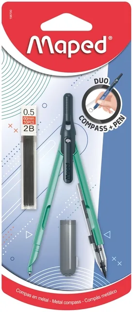 Penpasser Maped 3delig assorti