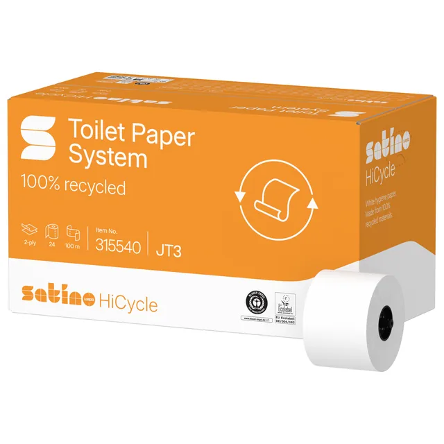 Toiletpapier Satino JT3 HiCycle systeemrol 315540