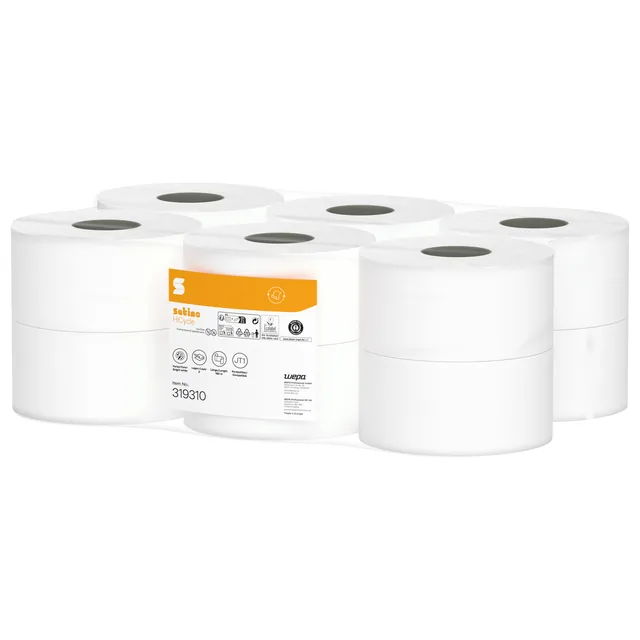 Toiletpapier Satino JT1 HiCycle 2laags 319310