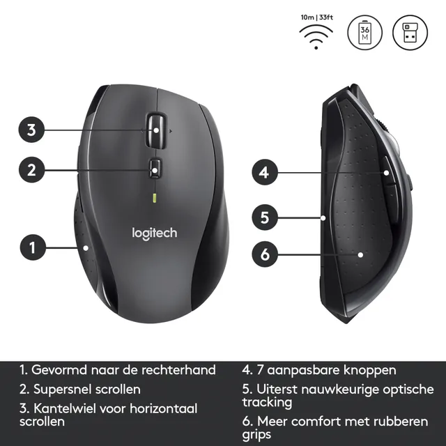 Muis Logitech M705 marathon
