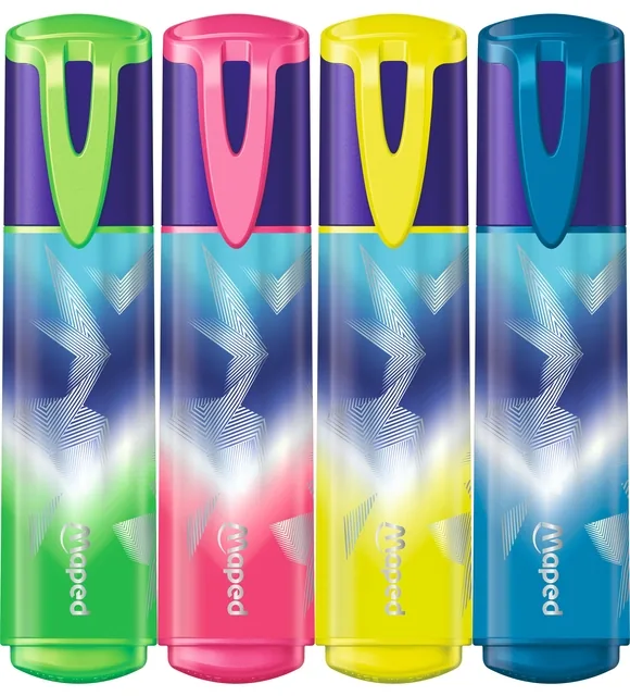 Markeerstift Maped Arctic Vibes set 4 kleuren