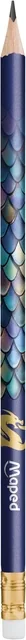 Potlood Maped Dragon HB met gum 12 stuks