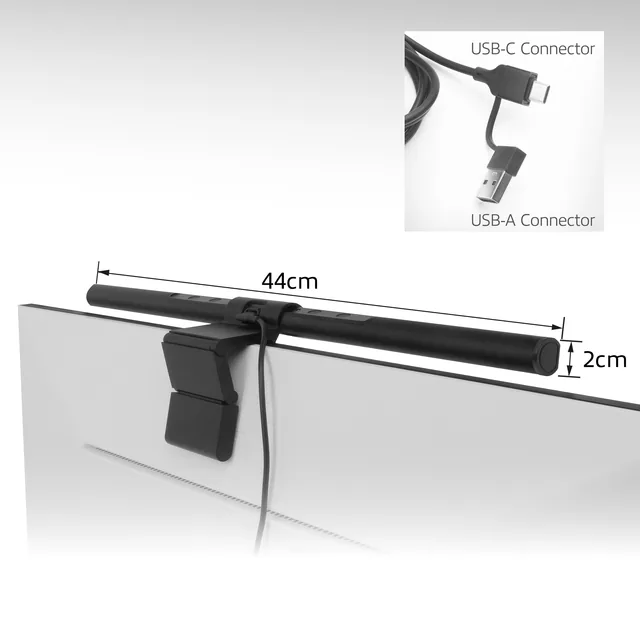 Monitor lamp ACT led dimbaar USB
