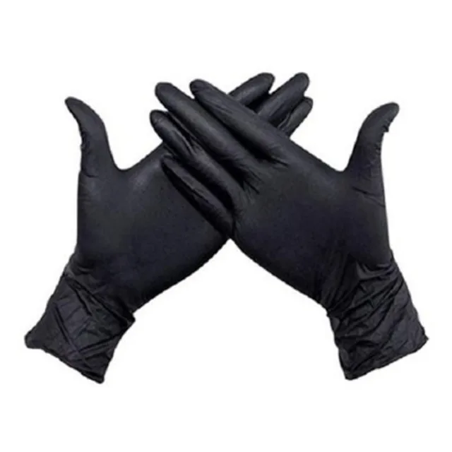 Handschoen Hynex Nitril XL zwart 5gr 100 stuk