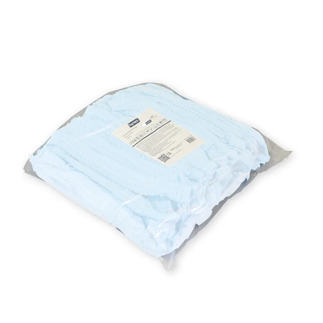 Haarnet Hynex clip non-woven wit pp 100 stuks