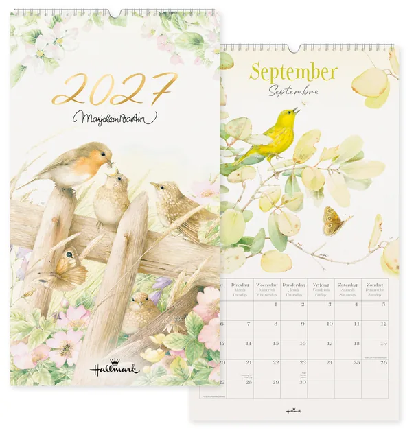 Maandkalender 2027 Marjolein Bastin 280x500mm