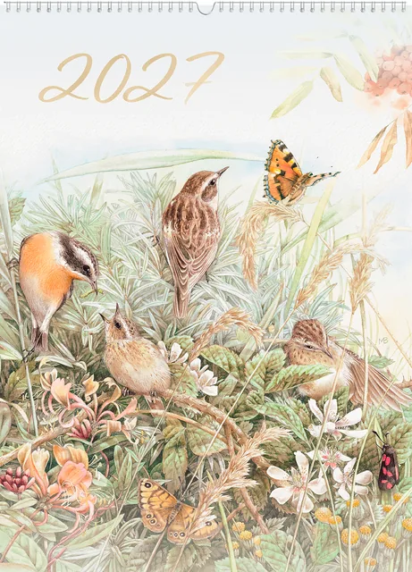 Maandkalender 2027 Marjolein Bastin 400x550mm nl