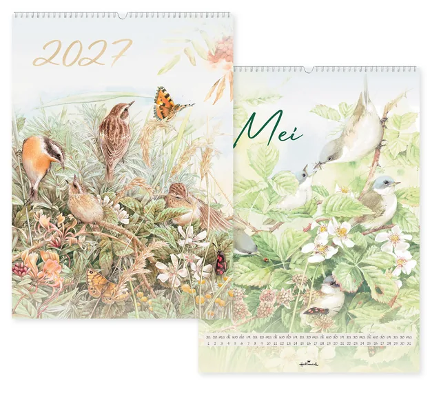 Maandkalender 2027 Marjolein Bastin 400x550mm nl