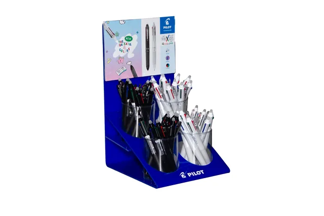 4-Kleuren rollerpen PILOT friXion ass displ à 36x