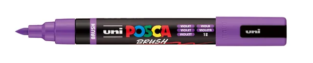 Paintmarker Uni POSCA PC-5BR brushpunt M violet