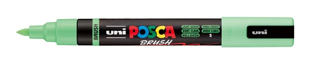 Paintmarker Uni POSCA PC-5BR brushpunt M lichtgn