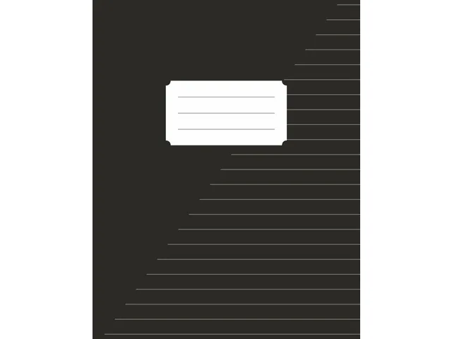 Schrift Kangaro A5 lijn 80pag 60gr 10st zwart