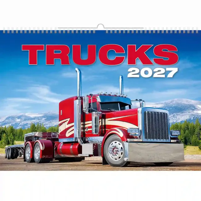 Kalender 2027 Helma 365 31.5x45cm vrachtwagen