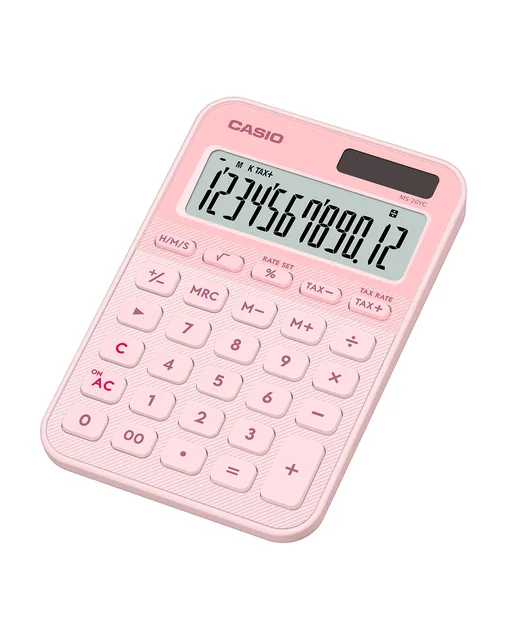 Rekenmachine Casio MS-20YC-LP roze