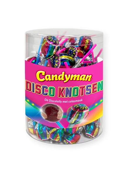 Lolly Candyman discoknotsen 100 stuks