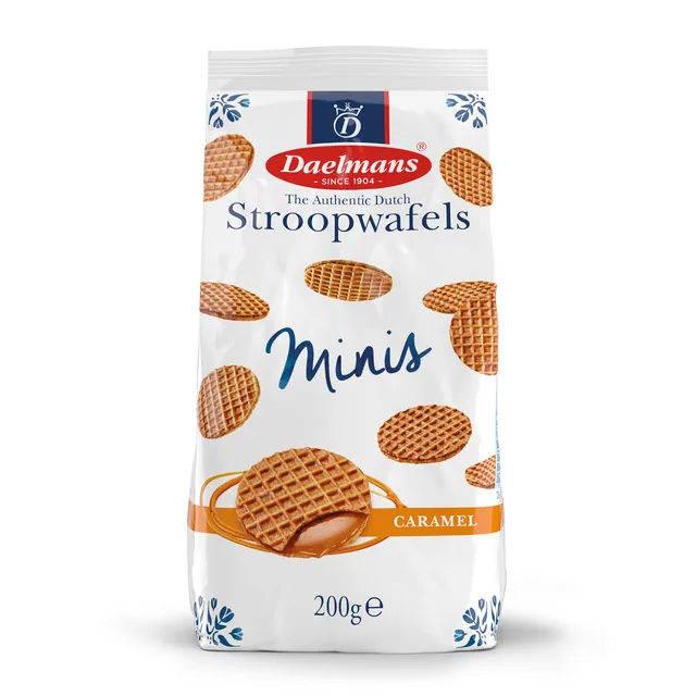 Stroopwafel Daelmans mini blokzak 200 gram