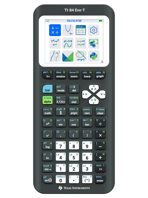 Rekenmachine Texas TI-84 Evo-T zwart