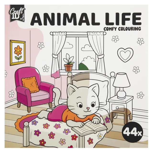 Kleurboek Craft ID Cute 20c20cm 4 stuks assorti