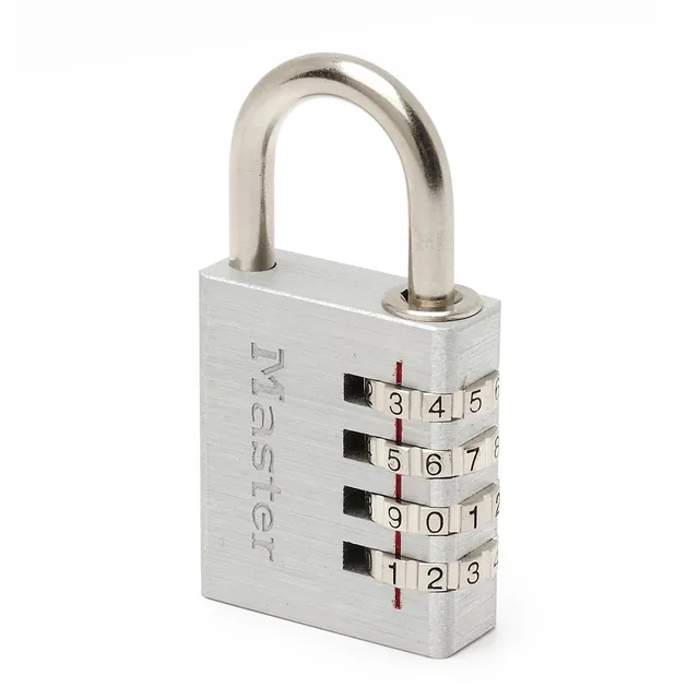 Hangslot MasterLock combi aluminium 40mm