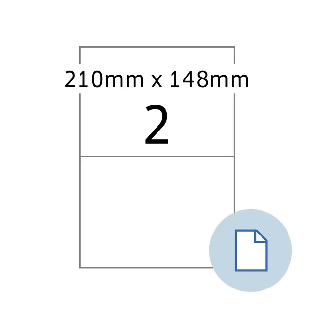 Etiket HERMA 8402 A4 EXPR 500 210x148 wit 1000st