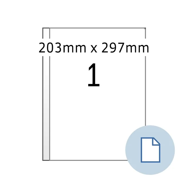 Etiket HERMA 8401 A4 EXPR 500 203x297 wit 500st