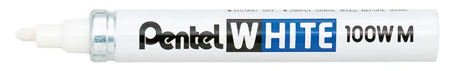 Viltstift Pentel 100W rond 2.2mm wit