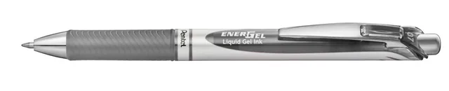 Gelschrijver Pentel BL77 Energel medium grijs