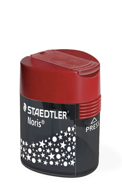 Puntenslijper Staedtler 2gaats grijs/rood