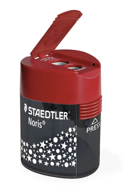 Puntenslijper Staedtler 2gaats grijs/rood