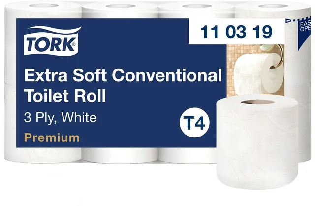 Toiletpapier Tork T4 Premium 56x155 vel wit 110319