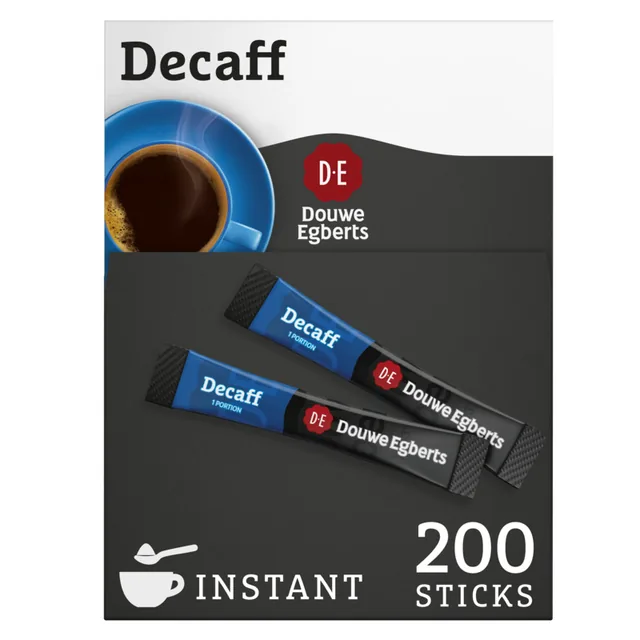 Koffie Douwe Egberts decaff instant sticks