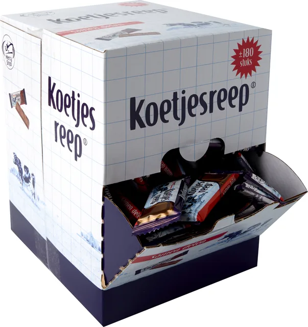 Chocolade Koetjesreep mini circa 180 stuks