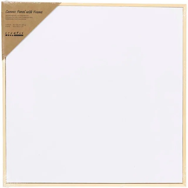 Canvaspaneel Creativ Company 300x300mm wit