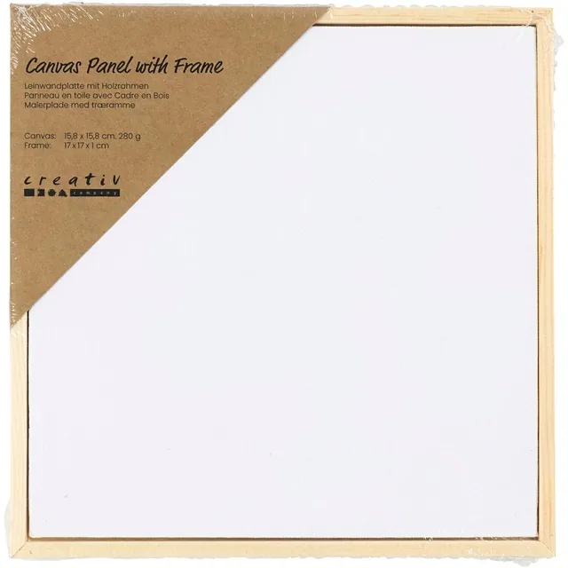 Canvaspaneel Creativ Company 158x158mm wit