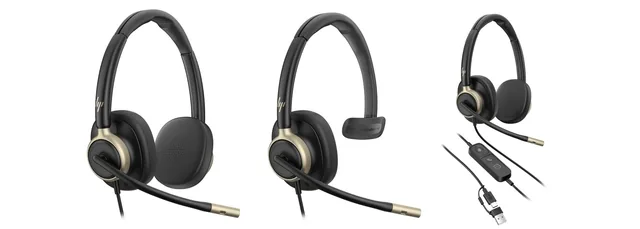 Headset HP Poly Mission 825 Stereo USB