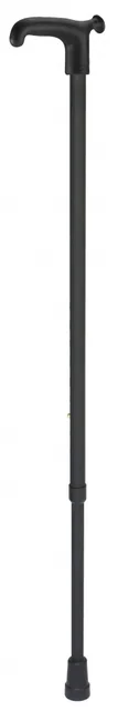 Wandelstok Able2 soft recht zwart