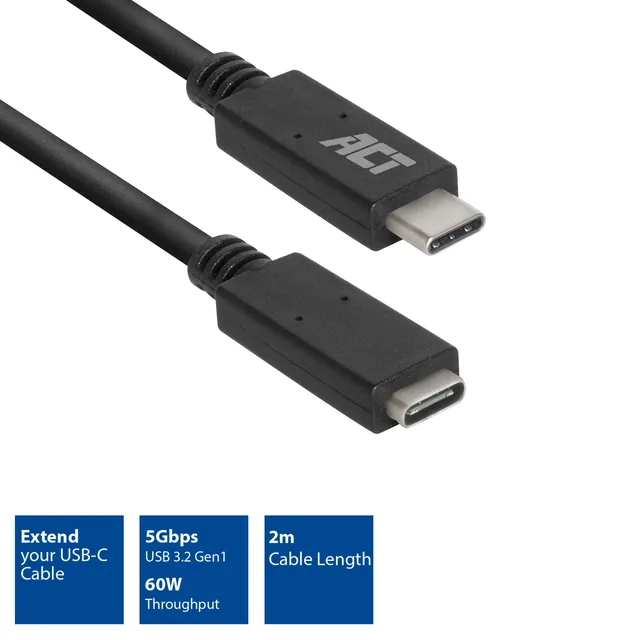 Kabel ACT USB 3.0 to USB-C 2m
