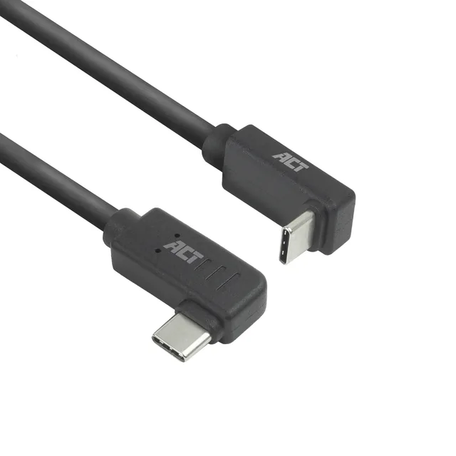 Kabel ACT USB-C hoek links/rechts 10Gps 1m